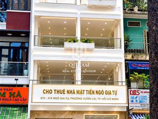 Mt ngô gia tự, quận 10  siêu đẹp (4 tầng  thang máy) mới 100%