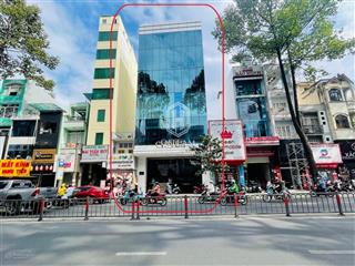 Cho thuê building  ba tháng hai, quận 10 (9x25m hầm 7 tầng  tm, pccc)  1200m² sử dụng