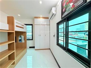Tòa chdv lê thanh nghị, 6t thang máy 2 thoáng, 15m ra ô tô, 12pkk full nội thất, 700tr/th pccc đủ
