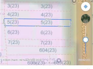 Bán đất mặt tiền đường nguyễn cửu phú, xã tân kiên. 120m2 full thổ ko lộ giới