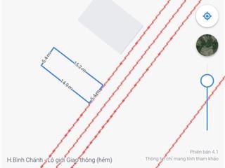 Đất hẻm xe hơi 6m , dt 5,5*15 full thổ cư. ngay cầu vượt nguyễn văn linh.