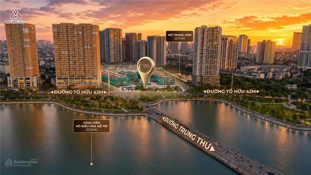 Bán biệt thự liền kề mặt hồ trung văn  central lakeside  taseco trung văn  mr hà 0962 252 ***