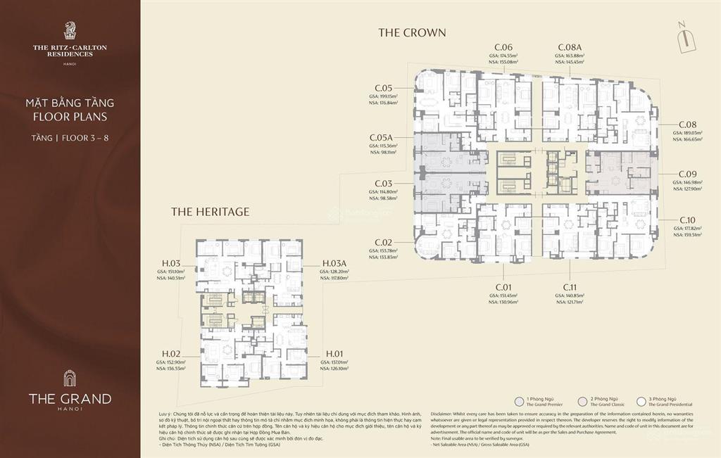 The grand hà nội  141m2  căn hộ 3pn  cách hồ hoàn kiếm vài bước chân  mr hà 0962 252 ***