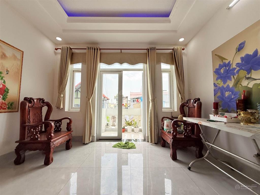 Nhà 4 tầng 80m2 4pn 5wc tân chánh hiệp gần nguyễn ảnh thủ  trung mỹ tây tphcm  giá 6,45 tỷ còn tl