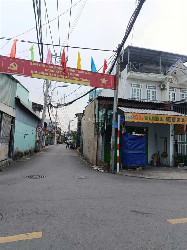 Bán 2 lô đất liền kề 180m² full thổ cư  đường 710m, gần chợ đông thạnh q12 tphcm  giá 3.x tỷ
