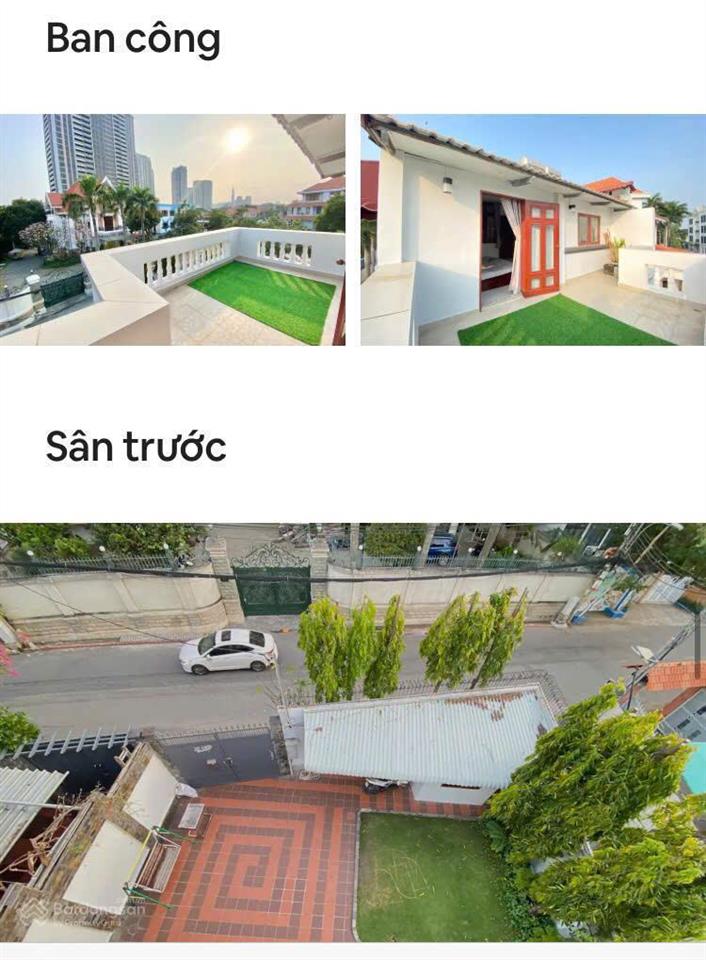 Chính chủ cho thuê biệt thự thảo điền, hồ bơi, sân vườn, đủ nội thất 4000 usd