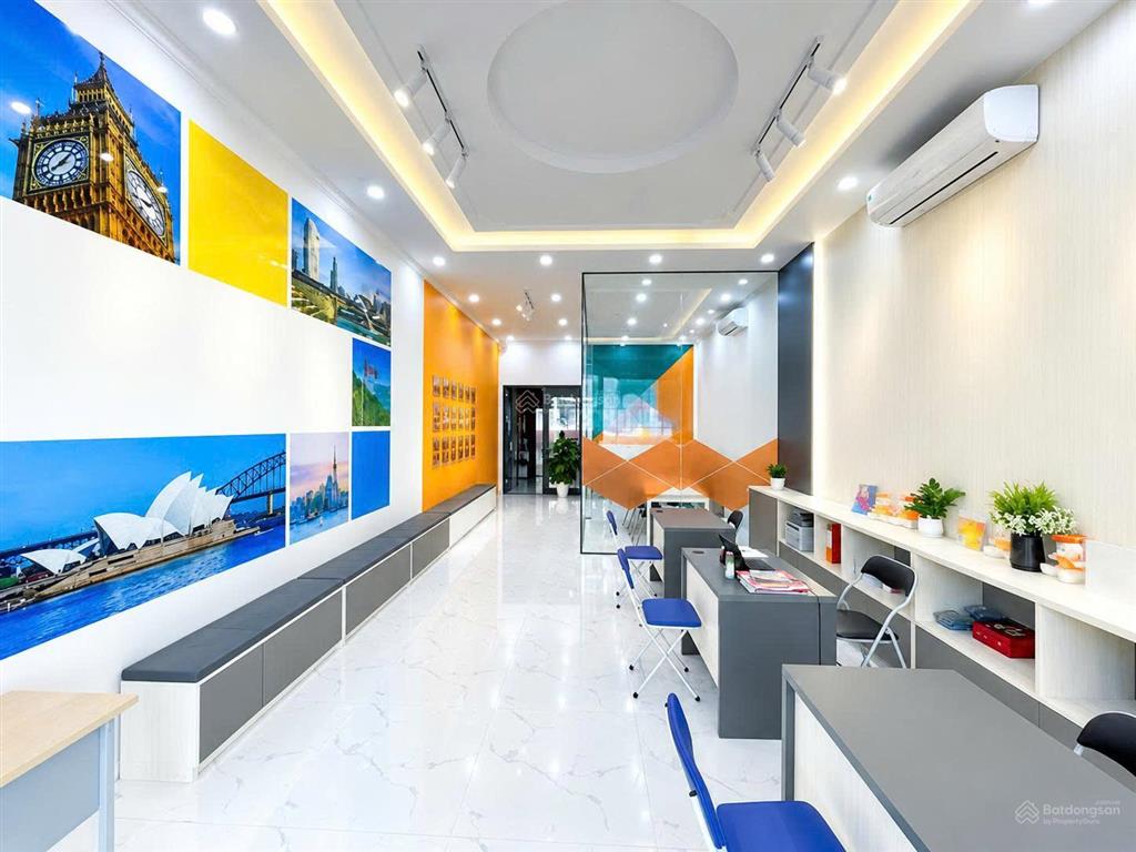 Cho thuê nhà nguyễn thái học, 5 tầng, có thang máy, pccc  giá 45tr/tháng