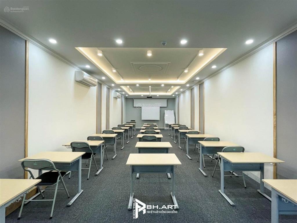 Cho thuê nhà nguyễn thái học, 5 tầng, có thang máy, pccc  giá 45tr/tháng