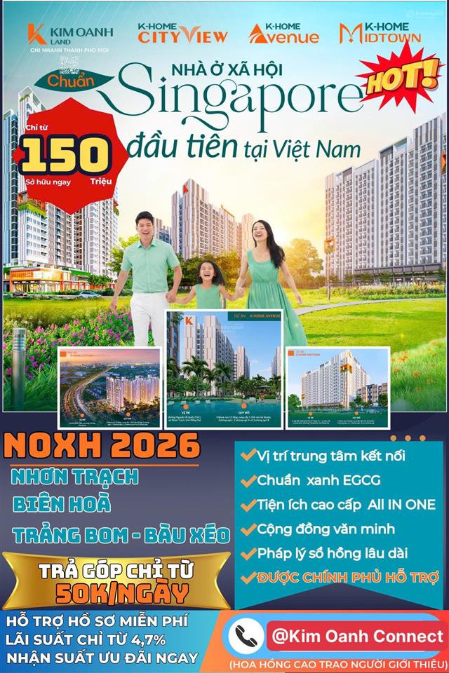 K  home city view cơ hội sở hữu nhà ở xã hội tại biên hòa