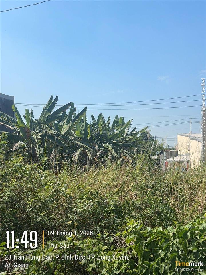 Cần bán lô đất odt 100% tại bình đức, tp. long xuyên, an giang