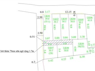 Bán đất lô góc phú lương mảnh lk07, 4,3 tỷ, 30m2, hà đông, hà nội