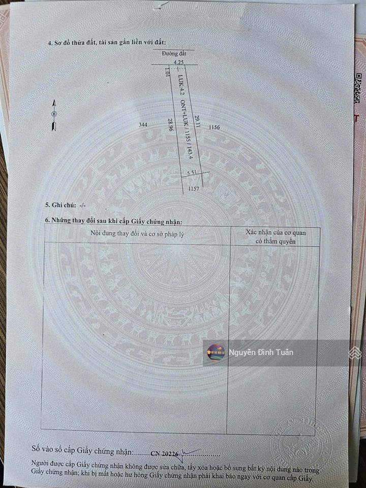 Lô đất nhỏ nhưng có võ nở hậu hiếm gặp, giá trị tăng dần theo thời gian