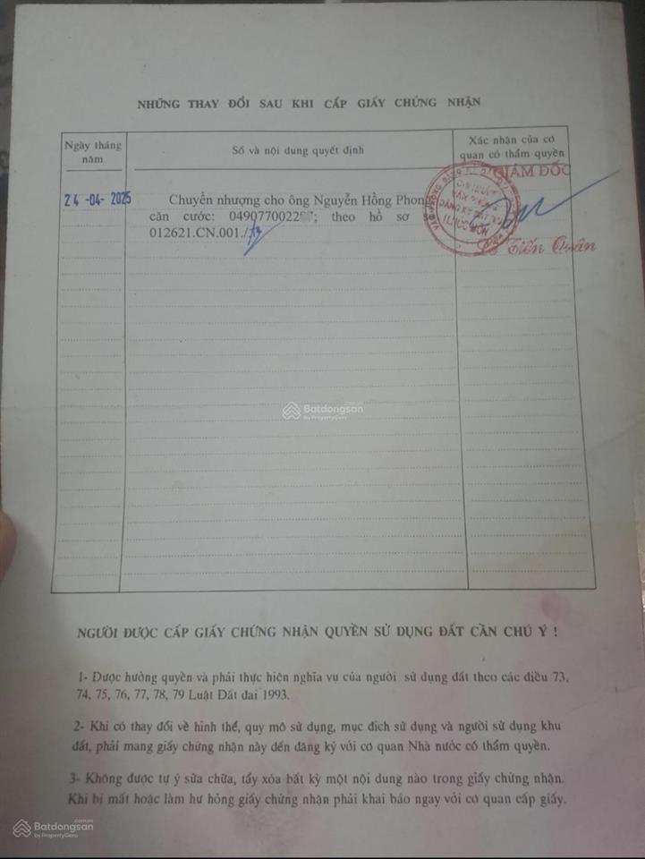 Chính chủ bán đất thổ cư mặt tiền dương công khi, 10x50, đã có gpxd,