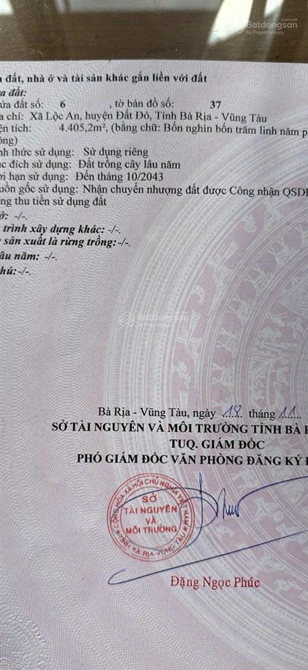 Bán đất vuông vức, vị trí đẹp, sát đường dt 994 tại xã phước hải, có sẵn 1000 m2 thổ cư