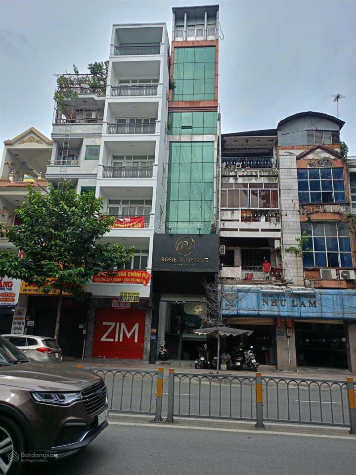 Bán nhà mặt tiền trần phú đoạn 2 chiều, p7, quận 5 4x28m hầm, 10 tầng, st 42 tỷ