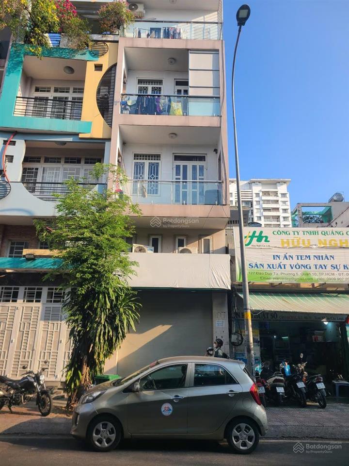Bán nhà mặt tiền đào duy từ, p5, quận 10, dt 4.2x13m 5 tầng, giá bán  21.5 tỷ thương lượng ít