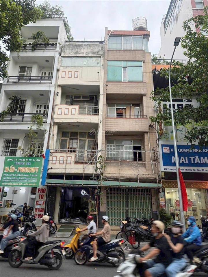 Bán nhà 2 mặt tiền trần quang khải p. tân định, quận 1 dt 4x16m, 5 tầng, giá bán 30,8 tỷ tl