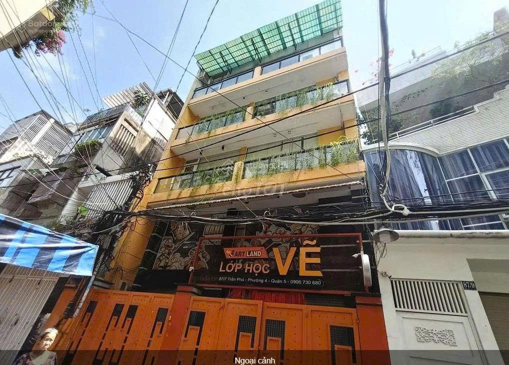 Bán nhà hẻm xe hơi trần phú p.4, quận 5, dt 8x18, diện tích chính chủ 150m2, 6 tầng, 25 tỷ