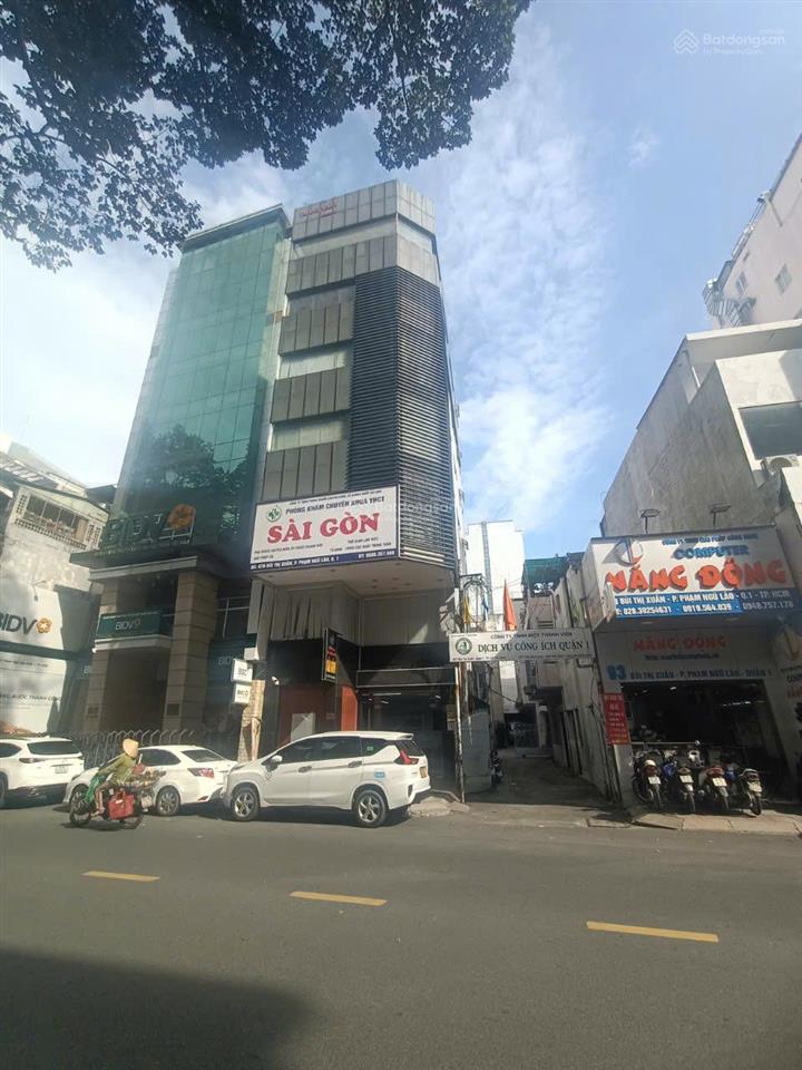 Bán nhà góc 2 mt bùi thị xuân, p. bến thành, quận 1, dt 6.5 x 24m 8 tầng có thang máy 73 tỷ