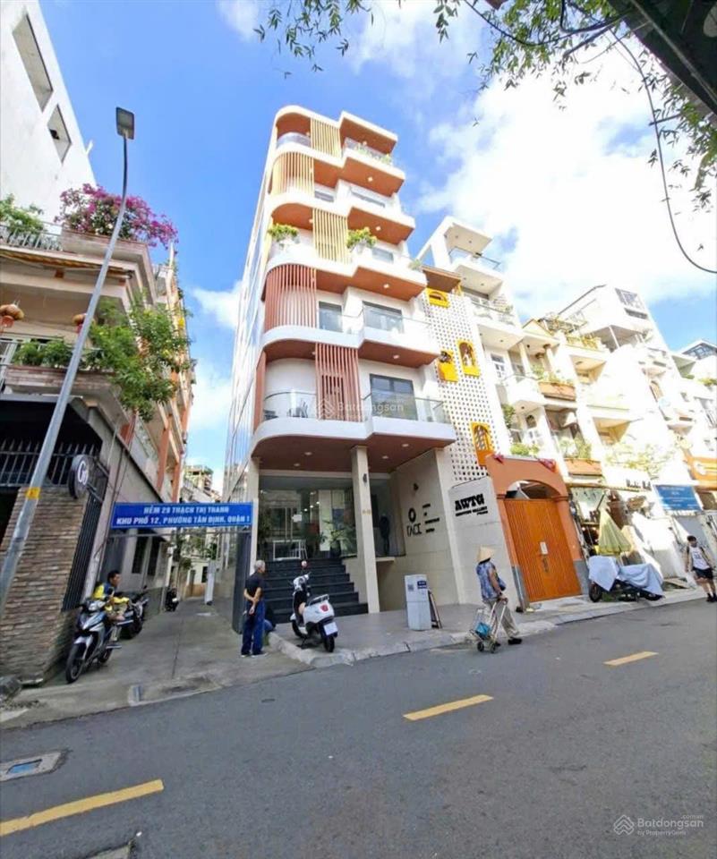 Bán tòa nhà mặt tiền thạch thị thanh phường tân định, quận 1, dt 6 x 18m hầm 7 tầng 62 tỷ tl