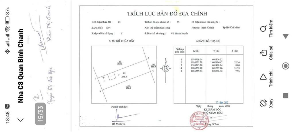 Bán np tại phạm hùng, 4,2 tỷ, 257m2, giá tốt siêu hot