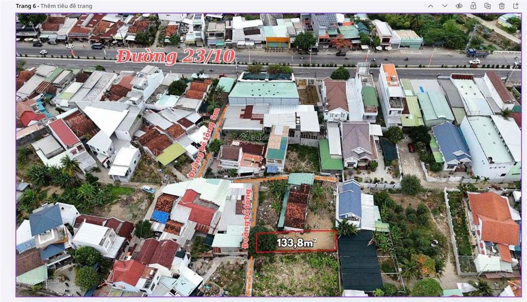 Chủ giảm 250 triệu bán đất diên khánh 133,8m2 sổ hồng riêng chỉ 1,75 tỷ