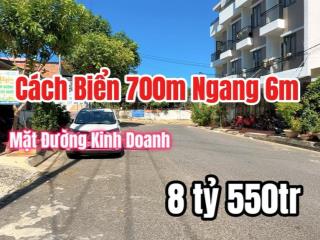 Bán đất mặt tiền nguyễn chích nha trang, ngang 6m, gần biển 700m, tặng nhà đang cho thuê