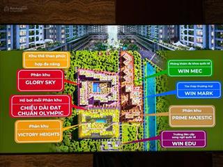Bán căn hộ 2pn view đẹp tại the win full nội thất an cường, miễn pql 2 năm giá 1 tỷ 575