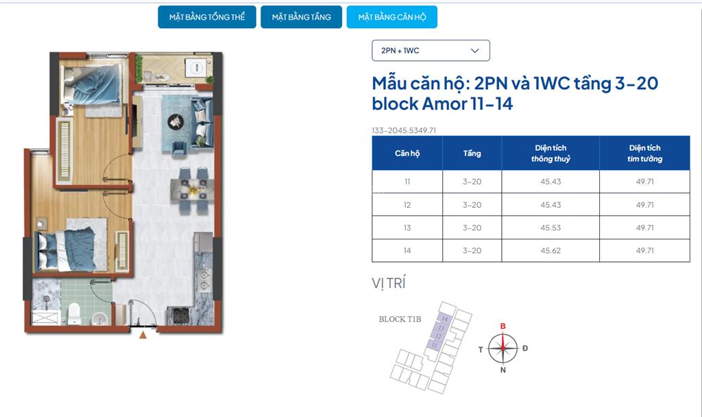 Chính chủ cần bán gấp căn hộ destino centro 2pn chỉ 1 tỷ 367 triệu nhận nhà 12/2026