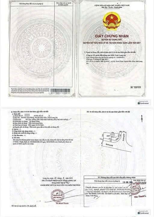 Bán đất giá ngộp lô góc 107m2 chỉ 1 tỷ 050 triệu, sổ hồng riêng, kdc hiển vinh