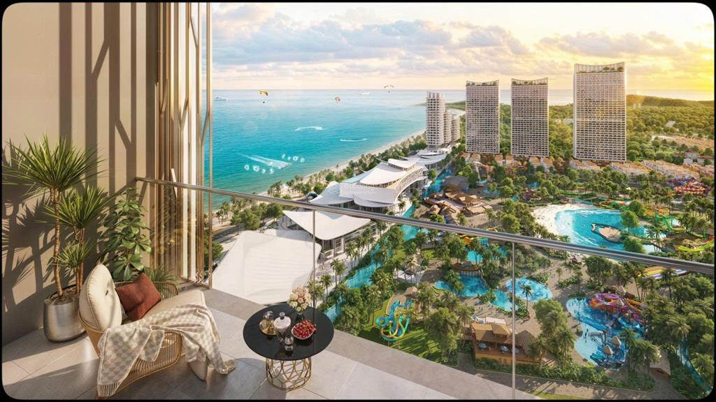 Hàng hot! giỏ nội bộ sẵn 1pn + view biển trực diện biển, sun world. chiết khấu thẳng 24%