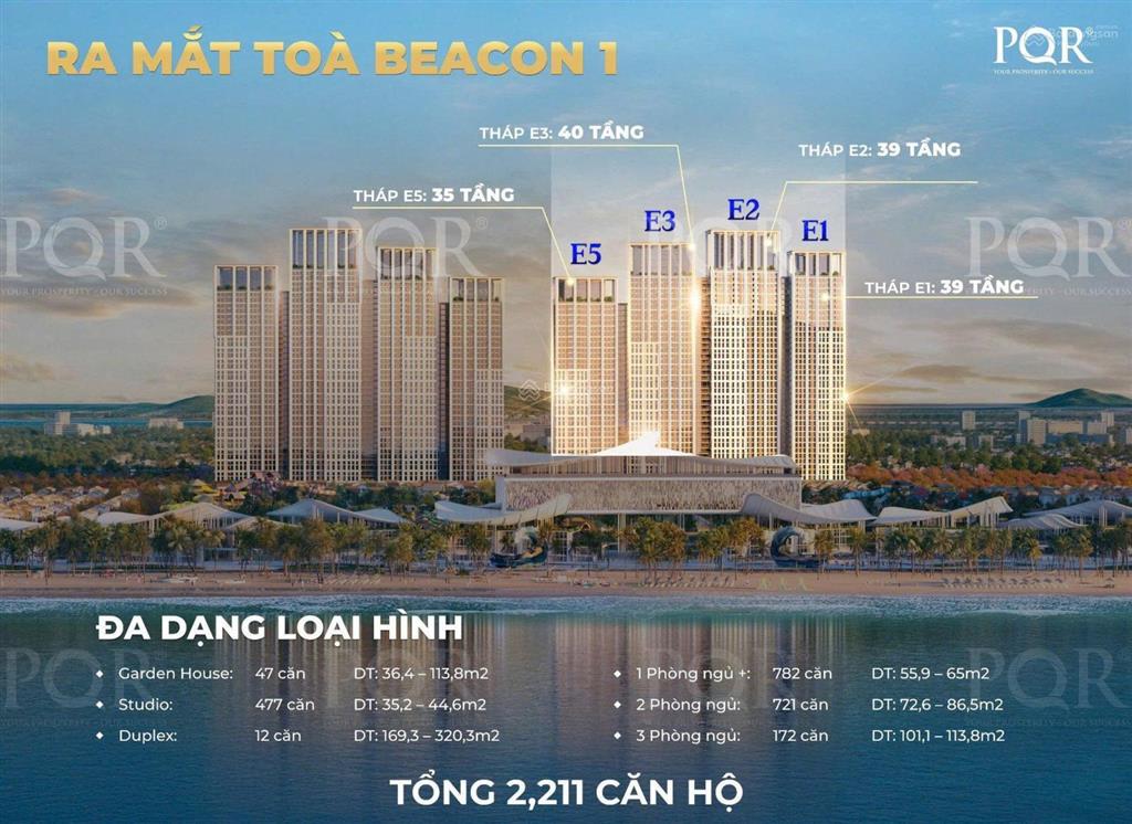 Hàng hot! giỏ nội bộ sẵn 1pn + view biển trực diện biển, sun world. chiết khấu thẳng 24%
