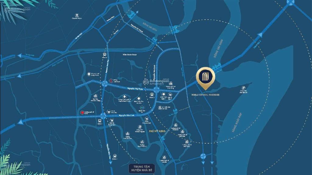 Căn 2 phòng ngủ siêu vip tại noble crystal riverside  tuyệt tác ven sông sài gòn