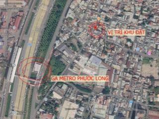 Cắt lỗ bán đất mt 160 m2 (6*25) ga metro phước long đường nam hòa