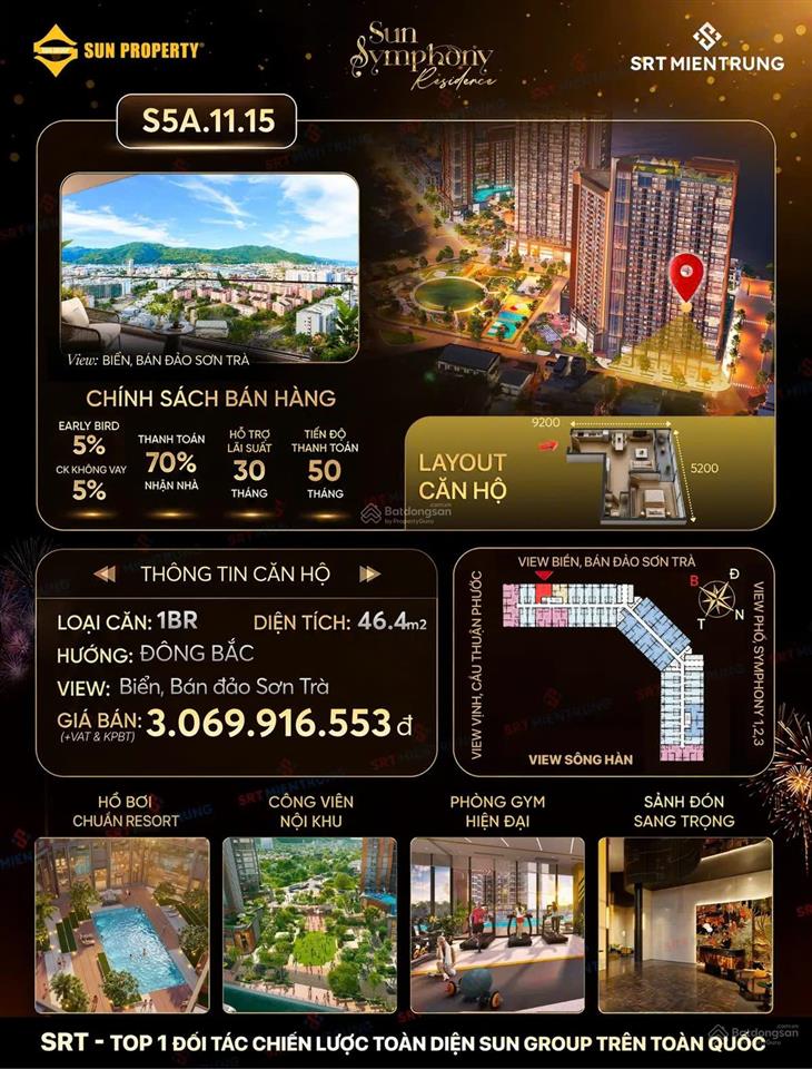 Sun symphony residence  bản giao hưởng bên sông hàn, chuẩn sống bên biển