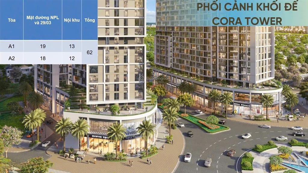 Shophouse khối đế cora tower nguyễn phước lan
