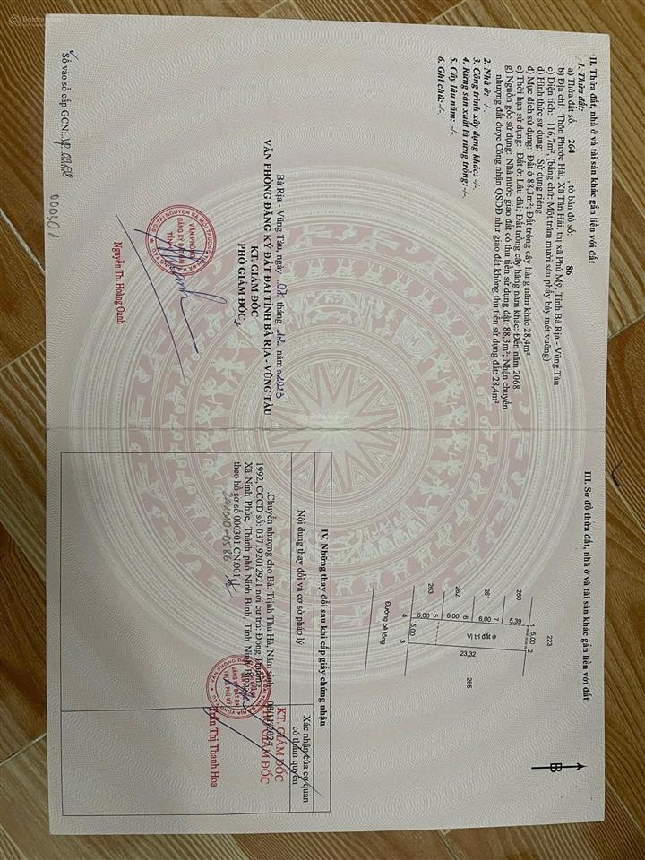 Bán đất tại xã tân hải, phú mỹ, bà rịa vũng tàu, 1,3 tỷ, 116,7 m2, giá ưu đãi hot!