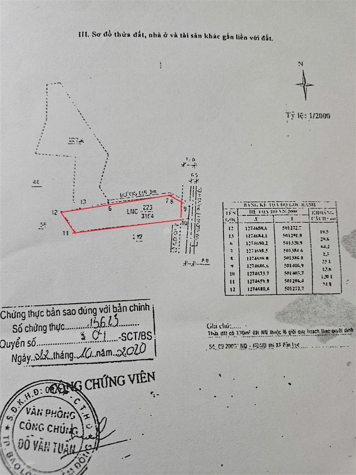 Chính chủ bán nhanh lô đất siêu đẹp mặt tiền lê phụng hiểu bảo lộc
