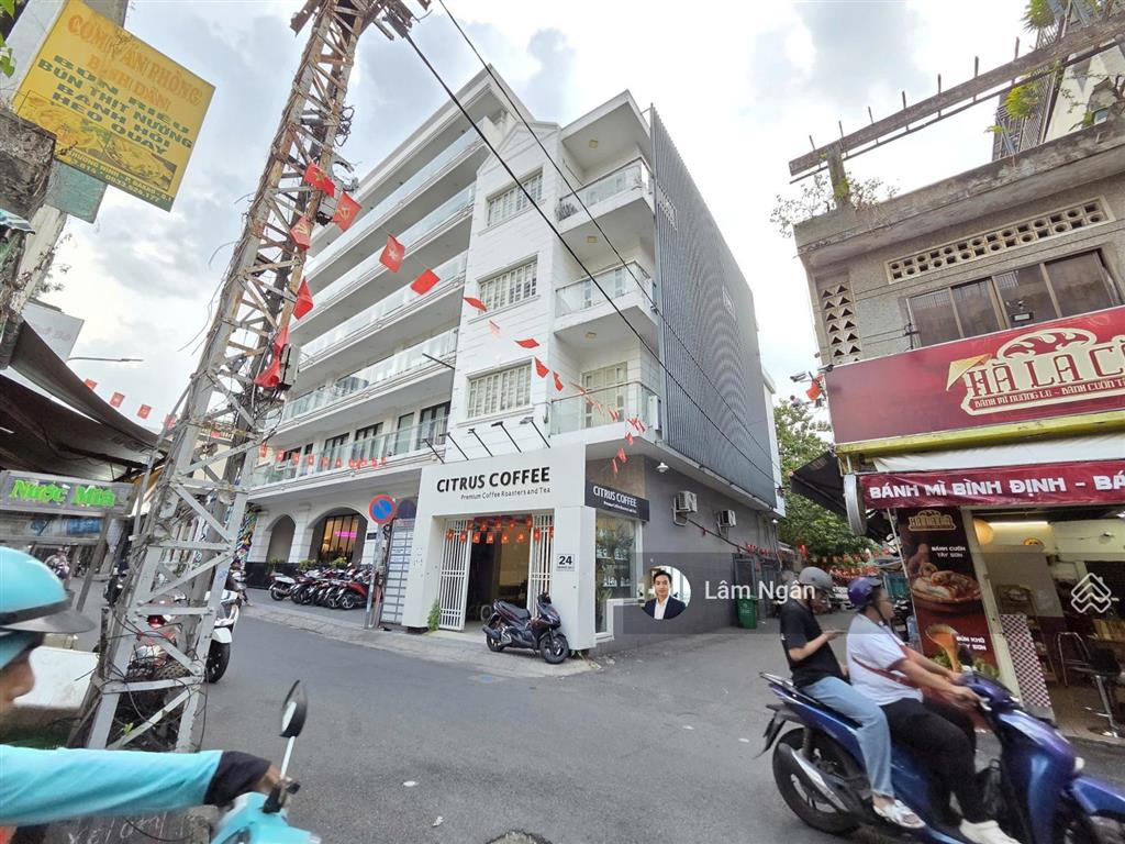 [5,75mx16,5m] góc 2 mặt tiền huỳnh khương ninh & phan ngữ. số 24 huỳnh khương ninh quận 1. cho thuê