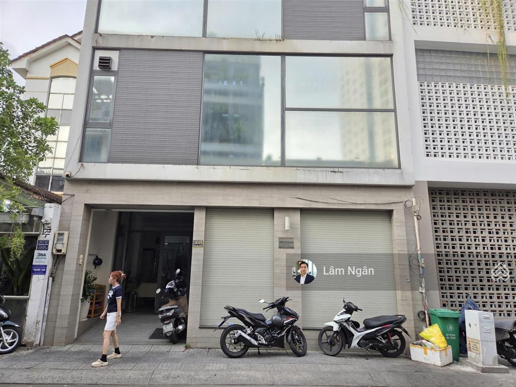 [8mx16m] tòa nhà mặt tiền số 30b hồ hảo hớn, quận 1  đoạn giữa võ văn kiệt & cô giang  cho thuê !
