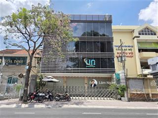 [12mx15m] tòa nhà góc 2 mặt tiền số 235 võ thị sáu, quận 3  ngay vòng xoay dân chủ  cho thuê !!