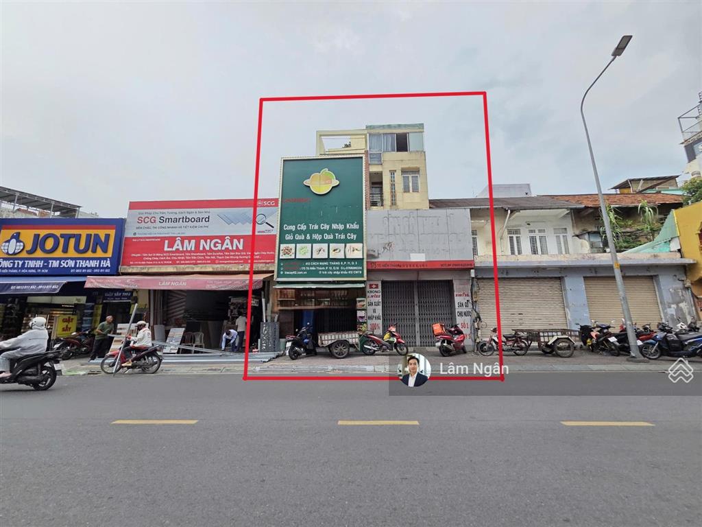 8x17m mặt tiền số 175 tô hiến thành, phường hòa hưng, quận 10 cũ  giữa sư vạn hạnh & hồ bá kiện