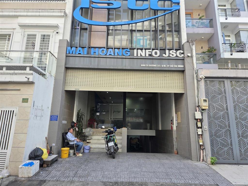 (6mx25m) tòa nhà số 666/35 đường 3 tháng 2, p.diên hồng, quận 10  gần ngã tư 3/2 & nguyễn kim!!
