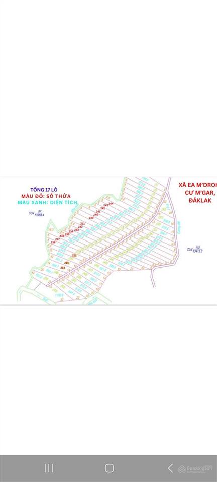 Bán gấp đất trồng cây tại xã m'roh, huyện cư m'gar, đắk lắk, 210 triệu, 600m2
