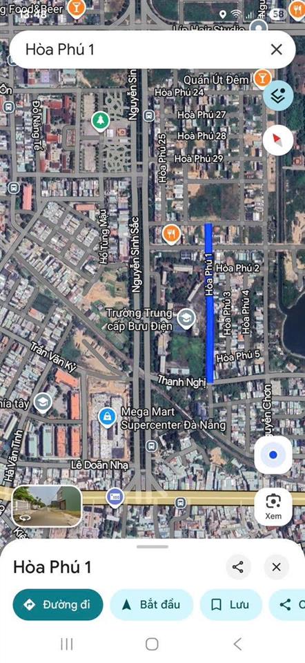 Bán đất hòa phú 1 thông khu e kim long