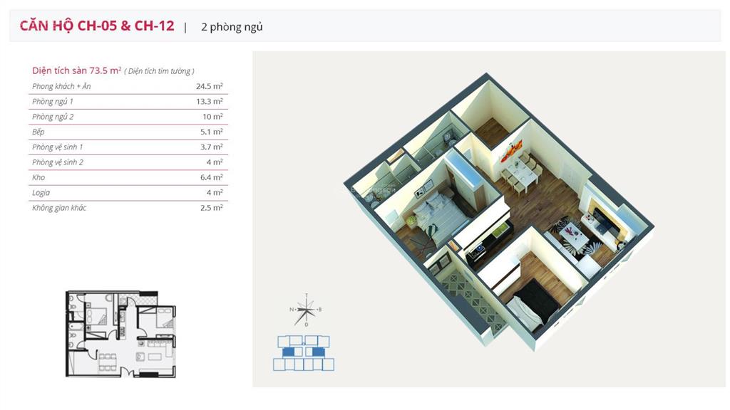 Bán căn hộ 3pn, 2wc tại smile building, 74m2, giá thỏa thuận, uy tín