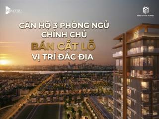 Cắt lỗ cần bán lại căn 3 ngủ, toà sky tower a, hướng đẹp. chung cư masterise đan phượng
