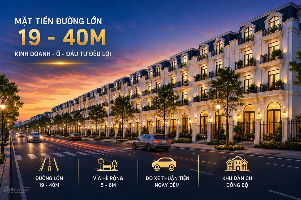 Nhà phố vinhomes hóc môn 1 trệt 3 lầu  đường 19m  chỉ từ 1,44 tỷ vốn tự có sở hữu.