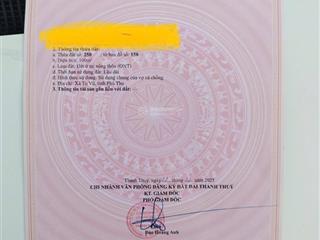 Bán lô đất vip đường hồ chí minh xã tu vũ, 3,6 tỷ, 100m2