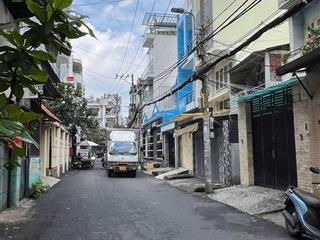 Bán nhà minh phụng  ngay cầu vượt cây gõ  hẻm xe tải sát mặt tiền 140m2  ngang 5.6m  4 tầng